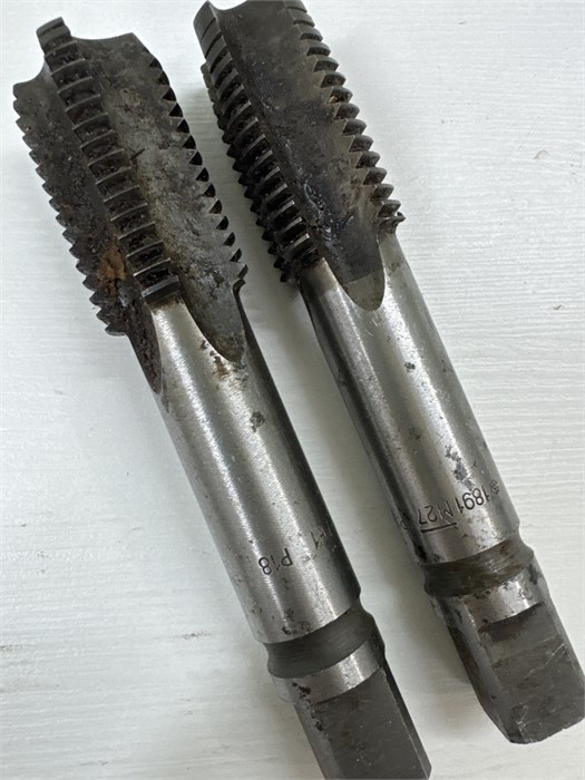 Метчик М27х3 комплектный из 3-х штук HSS-6H 3859