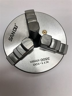K11-100 патрон токарный 3 х кулачковый 100 мм 1763